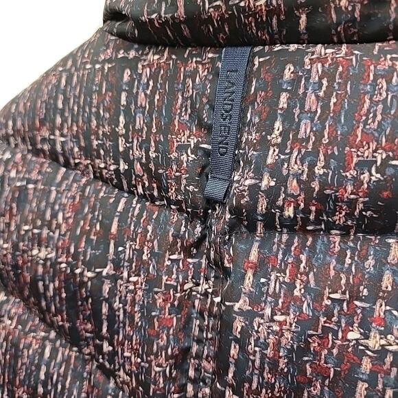 Lands End Womens Quilted Down Puffer Vest Sz L (14-16) Purple Pink Blue - Picture 3 of 8